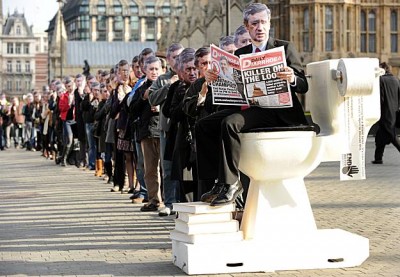 Toilet queue